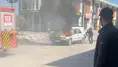 Aksaray’da seyir halindeki otomobil alev aldı! O anlar paniğe neden oldu