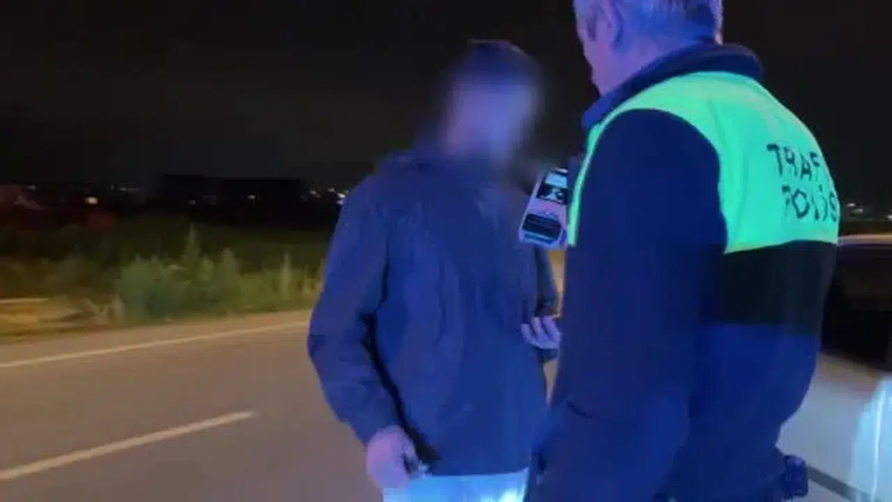 1.20 Promil Alkollü Çıktı! Polisten Kaçan Sürücü Pişman Oldu
