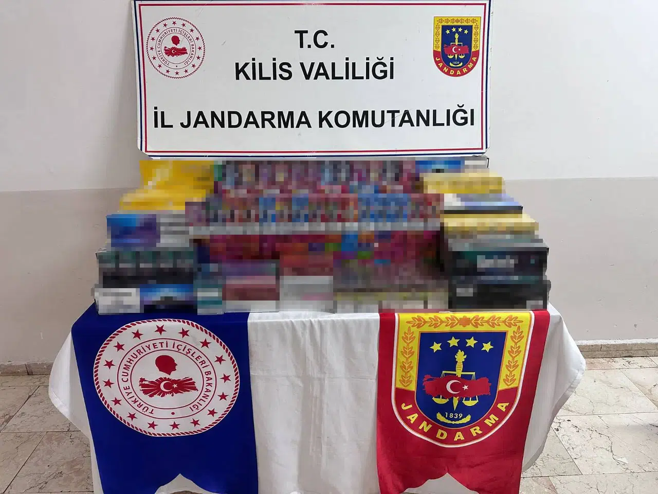 Kilis’te Kaçakçılık Operasyonu: 1,1 Milyon TL’lik Ürün Ele Geçirildi