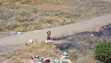 Arazi Alev Alev Yandı, O Anları Salça Kaynatarak İzledi!