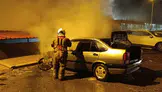 İskenderun’da Otomobilde Yangın Paniği