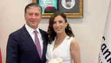 CHP'li vekiller Murat Emir ile Evrim Rızvanoğlu'nun nikahından ilk kare
