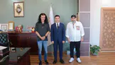 Murat Kekilli’den Suşehri Kaymakamı Mahmut Fazıl Yıldız’a Ziyaret