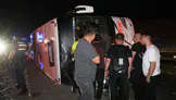 Kırıkkale’de yolcu otobüsü devrildi: Çok sayıda yaralı