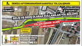 Denizli'de Sürücülere Kötü Haber! Tam 1 Saat Sürüyor, Yola Çıkacaklar...