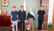 Kaymakam Mahmut Fazıl Yıldız LGS’de Dereceye Giren Öğrencileri Ağırladı