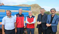 Sivas’ta Hasat Bereketi: Vali Şimşek Biçerdöverin Başına Geçti