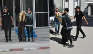Vanlı Kara Haydar’ın Eşi Çağla Öz Kelepçeli Şekilde Adliyeye Sevk Edildi