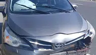 Yola bir anda fırladı! Sürücünün kaçacak yeri kalmadı