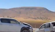 Siirt'te Korkutan Trafik Kazası! İki Araç Birbirine Girdi