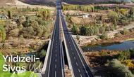 Yıldızeli–Sivas Yolu’nda çalışmalar sürüyor: Havalimanı ve sanayi bölgelerine ulaşım sağlıyor