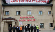 Hafik’te Devlet Hastanesi ve TOKİ İnşaatında İnceleme