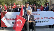 Yürüyüşe Tekerlekli Sandalyesiyle Katılan Gaziden Tarihi Çağrı