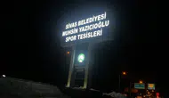 Sivas Gücü Belediyespor’un Yeni Işıklı Totemi Tamamlandı