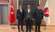 Polis Başmüfettişi ve İlçe Emniyet Amiri Kaymakamlıkta Buluştu