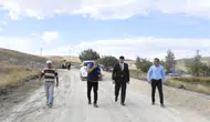 Gürün Kaymakamı Özkan, Çöplü Mezrası Yolunda İncelemelerde Bulundu