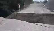 Şiddetli Yağış Sonrası Çöken Yol Köylüleri İsyan Ettirdi
