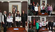 Kangal’da Öğrencilerden Kaymakam Büyükuçar’a Ziyaret