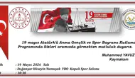 Doğanşar’da 19 Mayıs Coşkusu İçin Vatandaşlara Çağrı