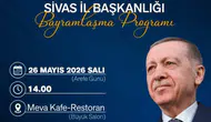 AK Parti Sivas İl Başkanlığı Bayramlaşma Programı Belli Oldu!