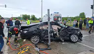 Tır, Otomobil ve Minibüs Birbirine Girdi