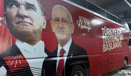 CHP'nin otobüslerine Kılıçdaroğlu resimleri giydirildi