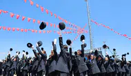 Sivas'ta Gurur Günü! Geleceğin Kahramanları Yemin Etti, Gökyüzü Keplerle Renklendi!