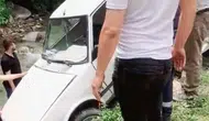 Yahyalı’da Korkunç Kaza! Uçuruma Yuvarlanan Otomobil Suyun İçine Gömüldü!