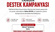 Gürün Kaymakamlığı'ndan Yangın Mağduru Aileye Destek Kampanyası