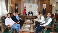 Sivas Valisi Yılmaz Şimşek'e Ziyaretler Sürüyor