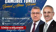 Çamlıbel Tüneli İçin Geri Sayım Başladı! Temel Cumartesi Günü Atılacak