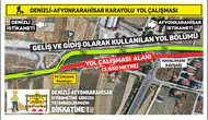 Denizli'de Sürücülere Kötü Haber! Tam 1 Saat Sürüyor, Yola Çıkacaklar...