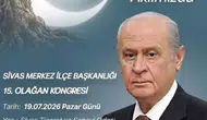 MHP Sivas Merkez İlçe Teşkilatı 15. Olağan Kongre İçin Sandık Başına Gidiyor