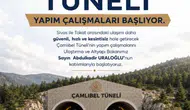 Sivas-Tokat Ulaşımında Yeni Dönem: Çamlıbel Tüneli İçin İlk Kazma Vuruluyor
