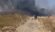Eskişehir'de Alev Alev Yandı! Ekipler Ve Köylüler Seferber Oldu...