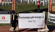 ODTÜ Mezuniyet Töreni'nde dikkat çeken pankart: Emrolunduğun gibi dosdoğru ol