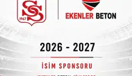 Ekenler Beton, 2026-2027 Sezonunda Sivasspor'un İsim Sponsoru Oldu