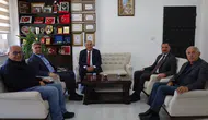İmranlı Belediye Başkanı Ali Ürek ve İMSİYAD Başkanı Cemalettin Danış'tan İl Müdürü Kırmızıtaş'a Ziyaret
