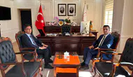 Suşehri Kaymakamı Mahmut Fazıl Yıldız'dan Akıncılar Kaymakamı Faruk Karababa'ya Hayırlı Olsun Ziyareti
