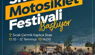 Sivas'ta Motosiklet Tutkunları Festivalde Buluşacak
