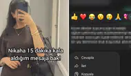 Geline büyük şok! Nikaha 15 dakika kala kayınpederin gönderdiği mesaja bakın