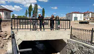 Ulaş Acıyurt Köyü’nde Taşkın Koruma Tesisi Çalışmaları İncelendi