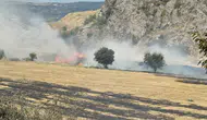 Sivas-Turhal Kara Yolunda Korkutan Yangın: Ekipler Büyümeden Söndürdü!