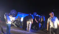 Sivas’ta Minibüs Devrildi