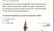 AK Parti’nin 25. Kuruluş Yıl Dönümünde Sivas’ta Mevlit Programı Düzenlenecek