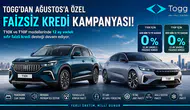 TOGG'dan Ağustos Kampanyası: 800 Bin TL Faizsiz Kredi