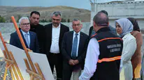 Yeni Cumhuriyet Üniversitesi Hastanesi’ne Ulaşımı Kolaylaştıracak Köprülü Kavşak Çalışmaları İncelendi