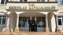 Doğanşar Kaymakamı Kabaktepe’den Akıncılar Kaymakamı Karababa’ya Ziyaret
