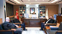 Sivas’ta Ahmet Turan Yılmaz’dan DSİ 19. Bölge Müdürü Zafer Aslan’a Ziyaret