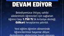 Sivas Belediyesi’nden Öğrencilere 1.750 TL Kırtasiye Desteği! Hesaplara Yatırıldı